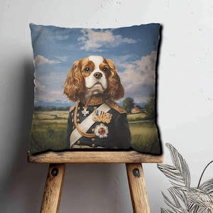 Cavalier King Charles Spaniel Lover&#39;s Gift, Cavalier King Charles Spaniel pillow cover, Throw Pillow case, Cushion Cover, Case only,