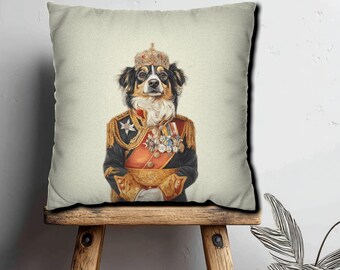 Miniature American Shepherd Lover&#39;s Gift, Miniature American Shepherd pillow cover, Throw Pillow case, Cushion Cover, Case only, Miniature