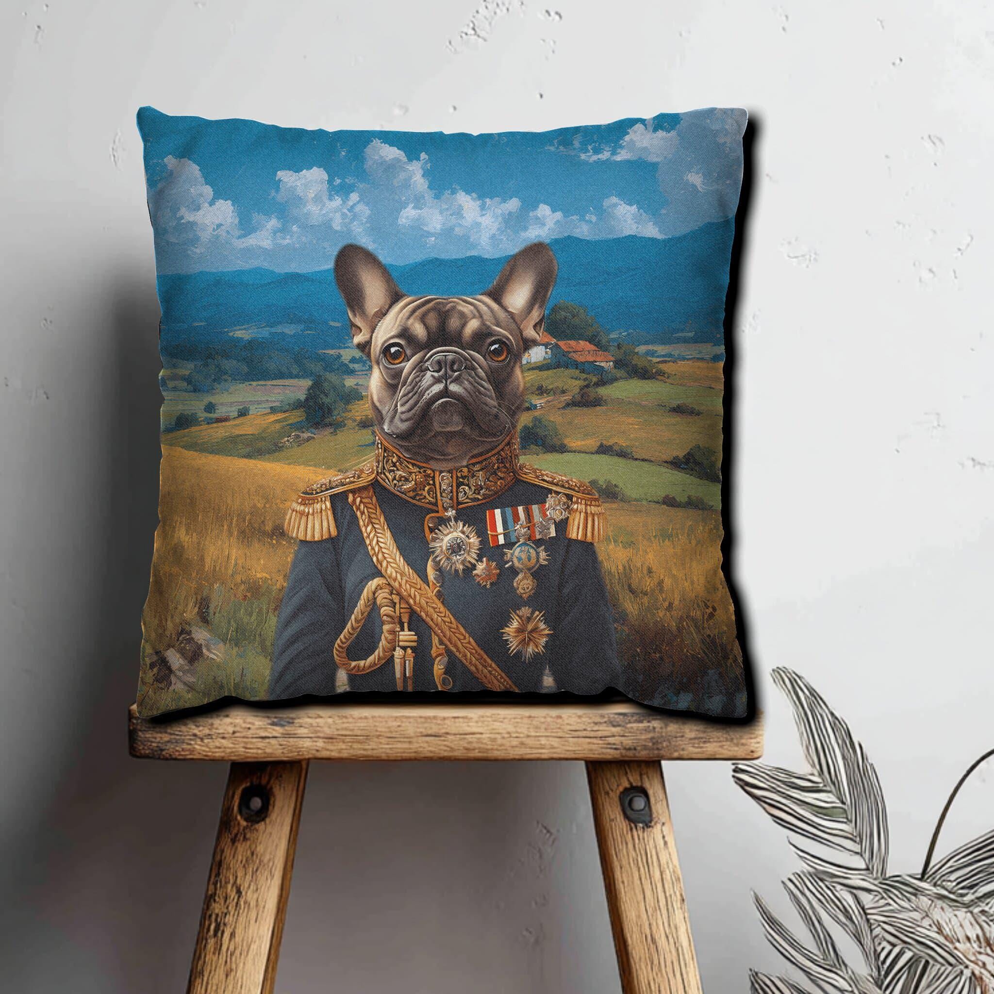 French Bulldog Lover's Gift, French Bulldog pillow cover, Throw Pillow case, Cushion Cover, Case only, French Bulldog painting pillow