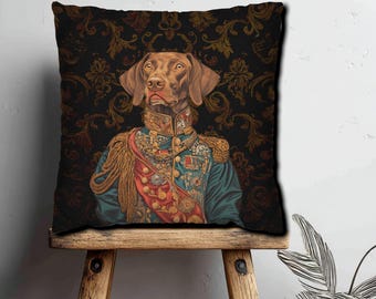 Vizsla Lover&#39;s Gift, Vizsla pillow cover, Throw Pillow case, Cushion Cover, Case only, Vizsla painting pillow