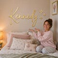 Custom dorm room decor,Laser Cut Name sign,Acrylic Letter Name,Back to school Gifts,Preppy College decor\uff0cNursery Name Sign product logo