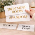 Custom 3D Acrylic Sign for Door Wall,Salon Suite Sign,Modern Business Sign,Salon Door Plaque,Spa Room, Clinic Signage product logo