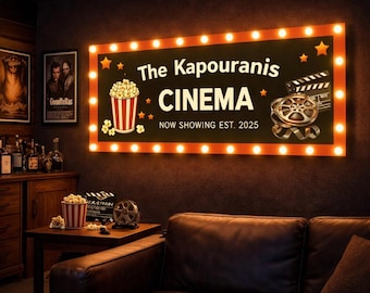 Custom Movie Room Marquee light Sign,Home Cinema Theater Wall Art