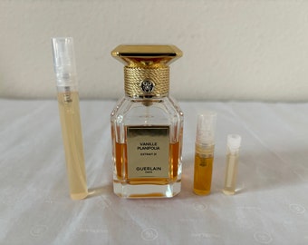 Guerlain Vanille Planifolia Extrait Extract Sample Decant from Pure Parfum Extract 1ml 2ml 3ml 5ml Perfume Veritable French Parfum