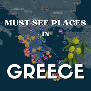 Google Maps Guide – Orte, die man in Griechenland nicht verpassen sollte – Interaktive Google Maps +80 Orte, die man gesehen haben muss + 2 Reiserouten + BONUS