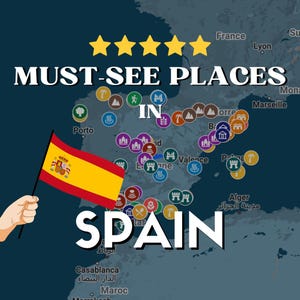 Guide Google Maps - Lieux à ne pas manquer en Espagne carte  Google maps interactive - 100 lieux incontournables + 3 itinéraires + BONUS