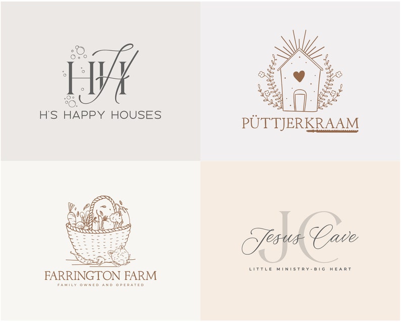 Custom Logo Design, Hand Drawn Professional Business Logo, Personal Logo Design, Custom Branding Package, Logo Maker, Logo Creation image 6