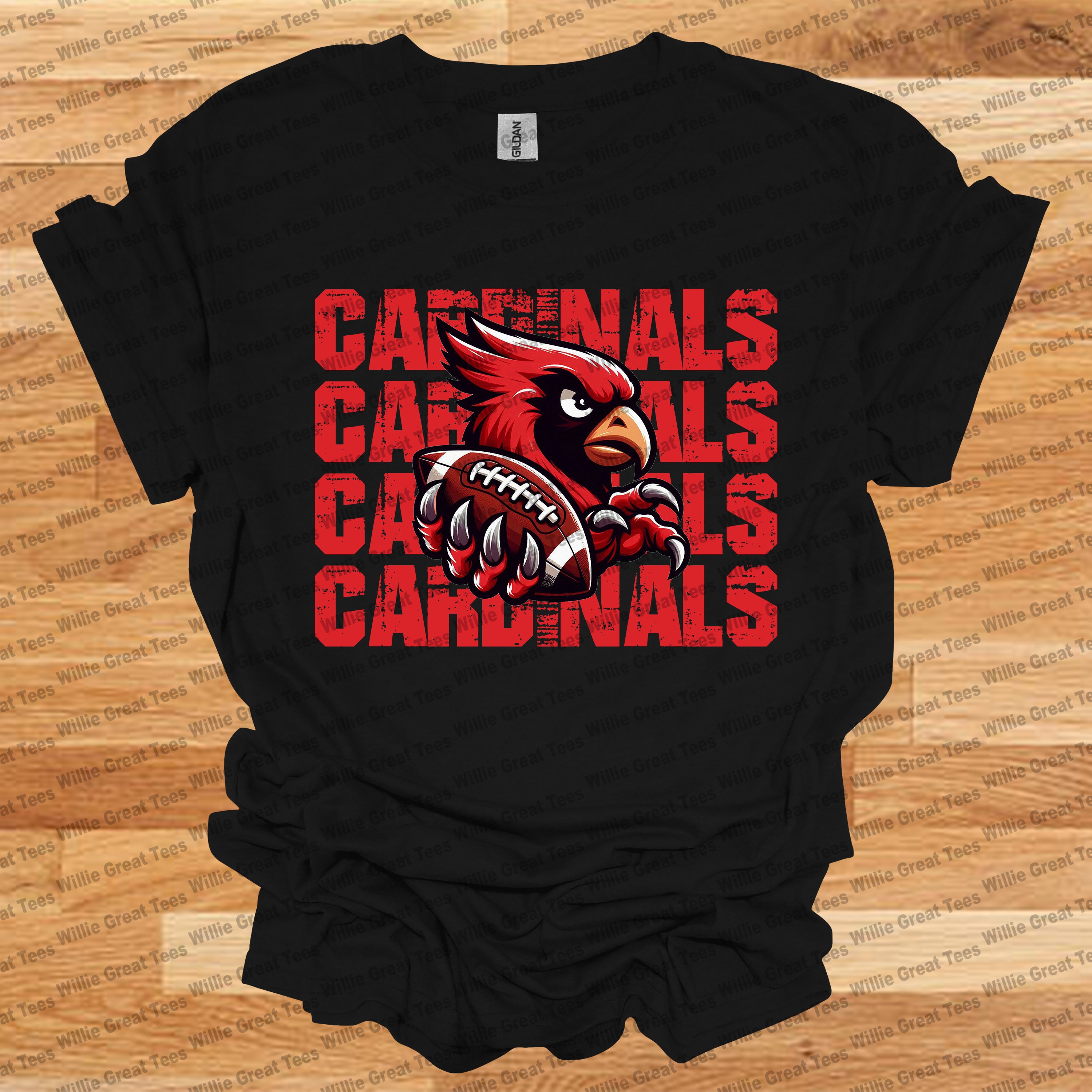 Cardinals Football PNG | Clipart transparente en alta resolución para sublimación, manualidades DIY y diseños de día de partido