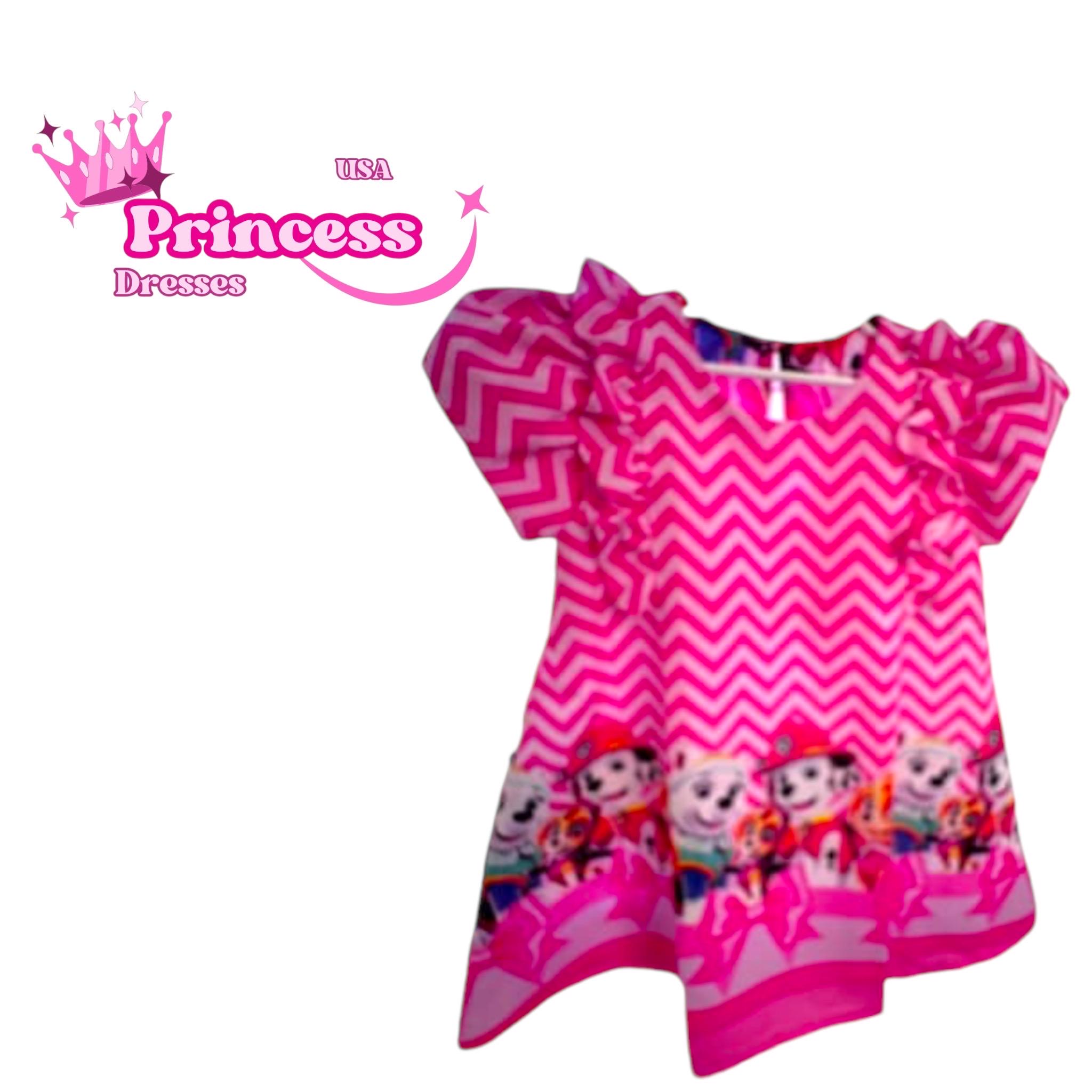 Vestito Paw Patrol Skye In Tulle Per Bambine - Abito Colorato Con Maniche Corte E Gonna Glitter - Foto 10