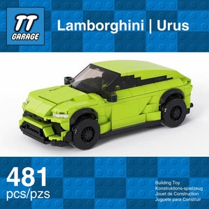 Buildable Lamborghini Urus Gift for Car Enthusiasts | MOC Build | 481 pieces | Lego compatible | Building Blocks | Gift for him | Car Guys