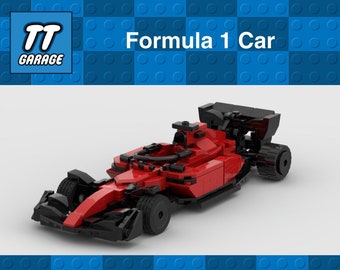 Zusammenbaubares Formel-1-Auto Geschenk für Autoliebhaber | MOC Bauen | 312 Teile | Lego kompatibel | Bausteine | Geschenk für Ihn | Auto Jungs