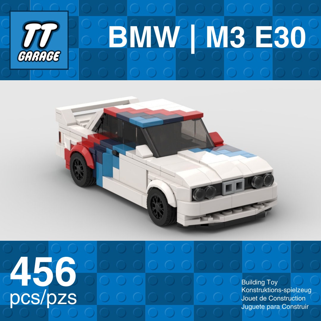 Buildable BMW M3 E30 Gift for Car Enthusiasts MOC Build 456 Pieces Lego ...