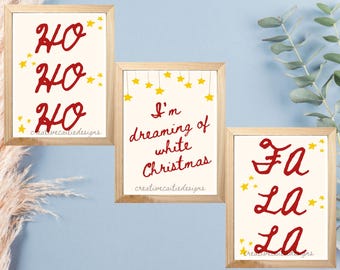 Christmas Print / Christmas Art Print / Christmas Wall Art / Christmas Home Decor / Holiday Print / Christmas Digital Art / Holiday Wall Art