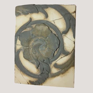 Sid Dickens Rusted Floral 1999 Memory Block T42 Tile Retired Wall Art