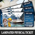 Custom Alaska Disney Cruise Ticket – Laminated Keepsake Card, Personalized Souvenir, Cruise Memory Gift, Bon Voyage Gift for Disney Fans product logo