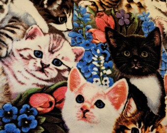 SOFT GARDEN KITTIES Catnip Blanket