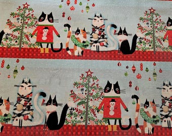 MEOWY CHRISTMAS Catnip Blanket