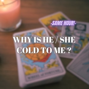 Warum ist er / sie mich kalt? Tarot Psychic Reading - Warum ist er mir gegenüber kalt? Genaues Lesen - Wahrsagen