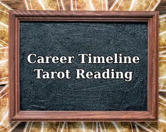 Career timeline tarot reading, next 12 months of career predictions, same hour detailed