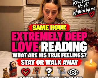 Same Hour Love Psychic Reading | Honest Love Insight, Relationship Clarity, Soulmate & Twin Flame | No Ai - Real Reader