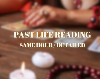 Detailed Past Life Tarot Reading - Same Hour Psychic Insight