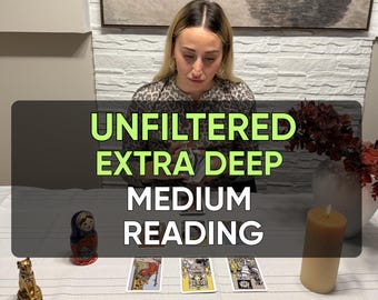 Same Hour Extra Deep Psychic Reading, Intuitive Medium Connection, Deep Energy Insights, Pure Telepathy