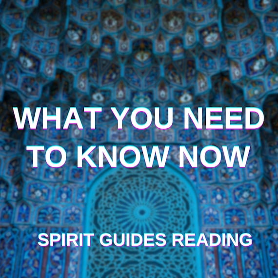 Psychic Spirit Guide Tarot Card Reading: Mediumship, Oracle Guidance (PDF File)
