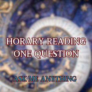 Astrologie Stundenlesung - Fragen Sie mich alles - Eine Frage Lesung - Astrologische Einsicht - Schnelle psychische Lesung