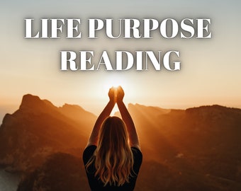 Life Purpose Reading - Spiritual Guidance - Future Tarot Reading - Soul Mission Guidance - Psychic İntuitive Reading - Your Life Path