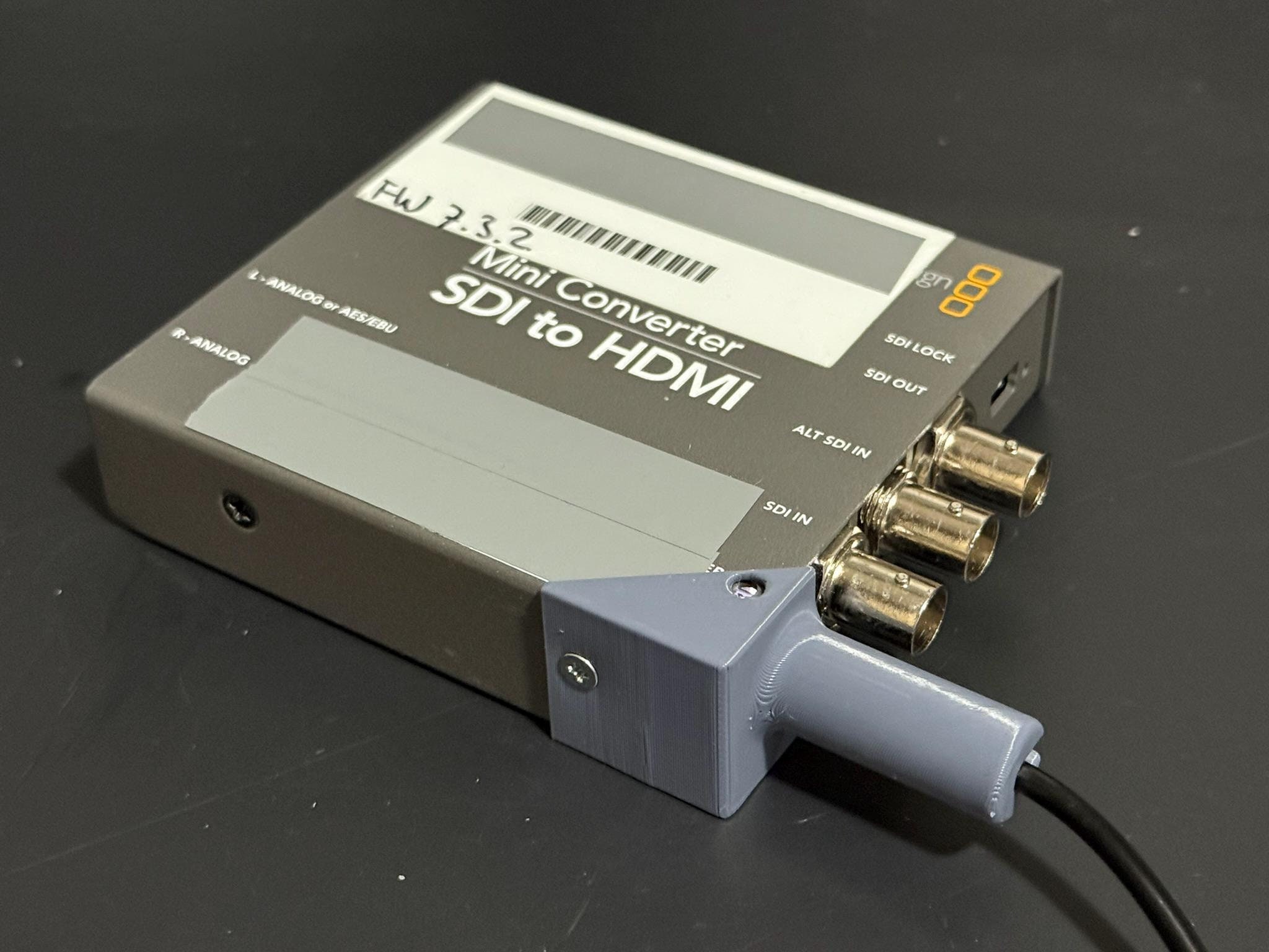 Strain Relief for Blackmagic Design Mini Converters With a Non