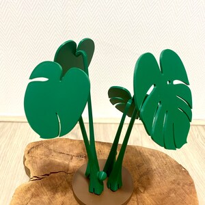 Monstera coaster plant, Coaster plant with magnets, Split leaf Philodendron coasters, Swiss cheese plant, Mothersday gift, Birthday gift afbeelding 5