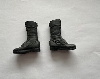 Bottes noires pour femmes à l'échelle 1/6