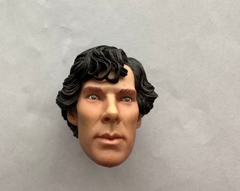 Cabeça de Sherlock Holmes em escala 1/6