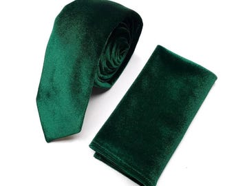 Luxurious velvet necktie, tie for men and boys, stylish look, party outfit