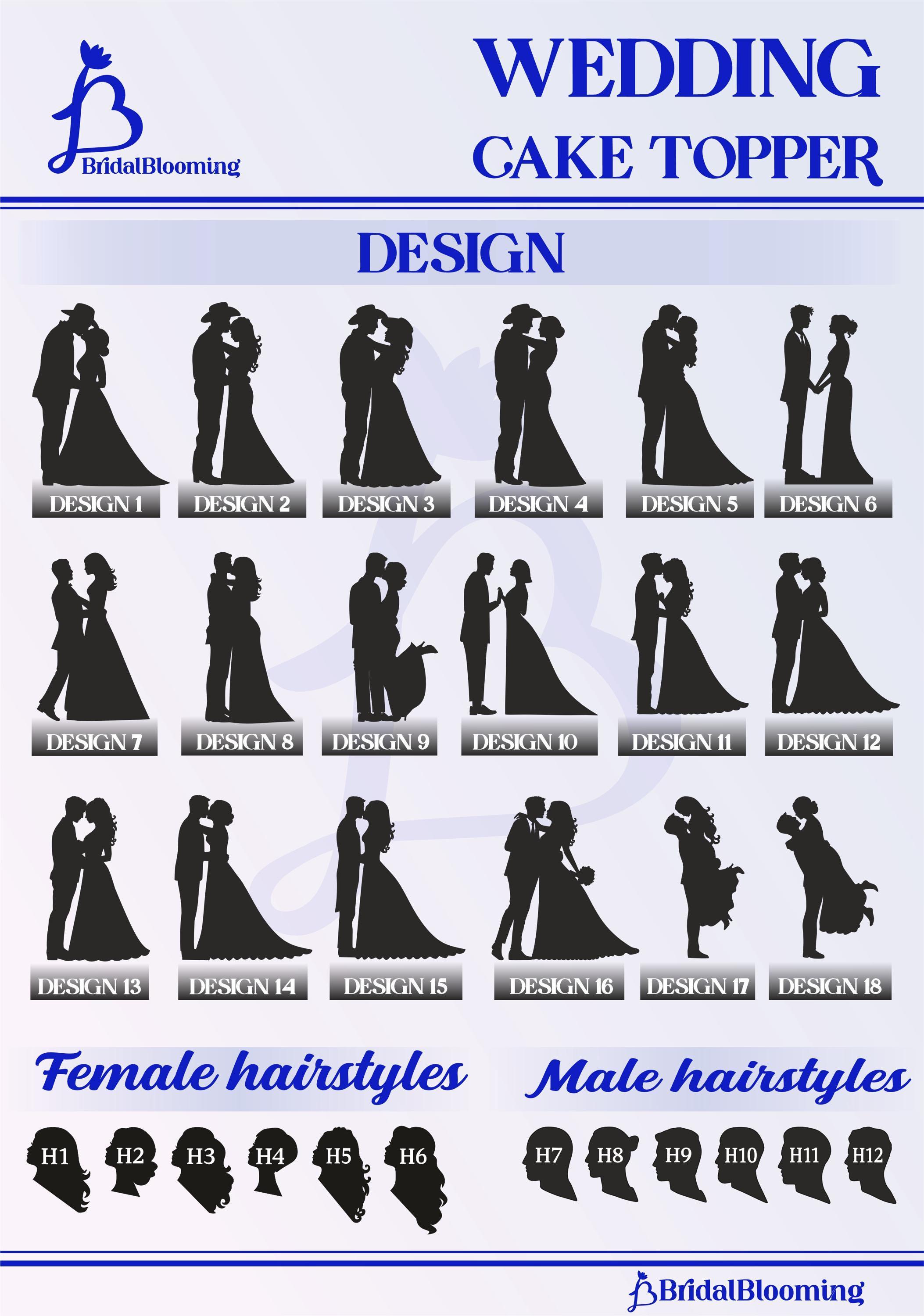 Adorno para tarta de bodas de ciervo: silueta de ciervo y cierva, pastel de  caza - Etsy México, image size:2106x3000