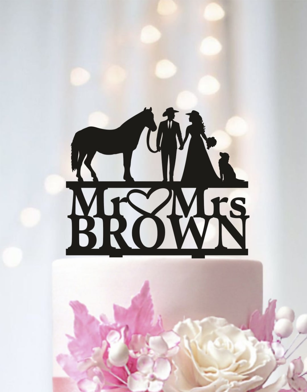 Romantic Bride & Groom Porcelain Cake Topper Figurines - Foto 3