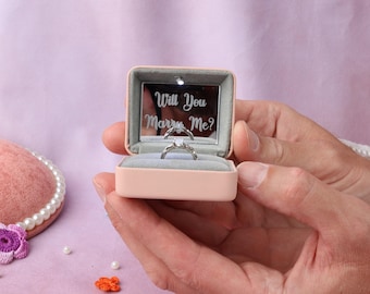 LED Engagement Ring Box: Proposal Ring Bearer