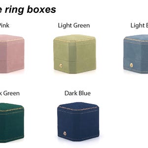 four different colors of a small box