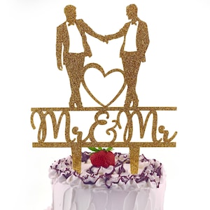 Gay wedding cake topper, Mr and Mr wedding cake topper, Same Sex Cake Topper Gay Cake Topper, Homosexual Wedding Cake Topper Gay wedding T17