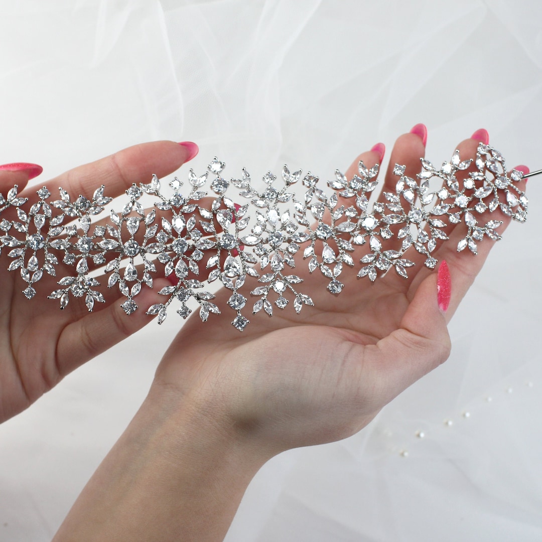 bridal headpieces crystal