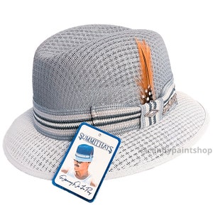 Cruiser Acero - Dark Grey/Light Grey - Authentic Danny De La Paz Lowrider Signature Hat Collection - Boulevard Nights Fedora by Summit Hats