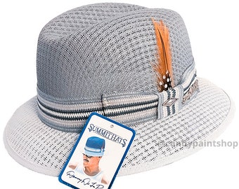 Cruiser Acero - Dark Grey/Light Grey - Authentic Danny De La Paz Lowrider Signature Hat Collection - Boulevard Nights Fedora by Summit Hats