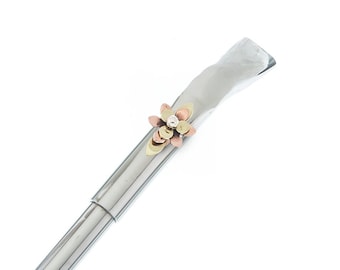 手作りマテ茶ボンビジャ、アルパカストロー、ルーズリーフフィルター