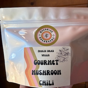 Mushroom Chili Backpacking/Camping Meal
