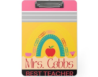Personalized Teachers Clipboard