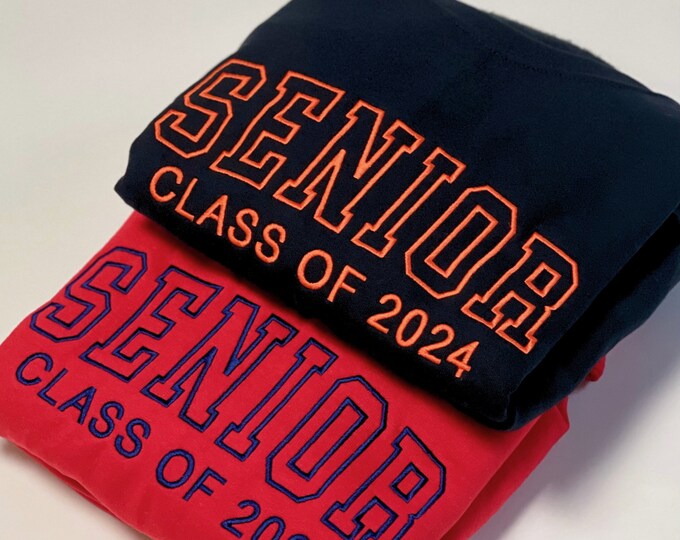 Custom Embroidered Sweatshirt for Graduate | Class of 2024