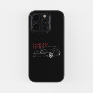 Stoßfeste BMW E36 stil Handyhülle für Iphone Modelle starke und schlanke Handytasche, BMW Zubehör, leichte Abdeckung, Schutzhülle, Geschenk