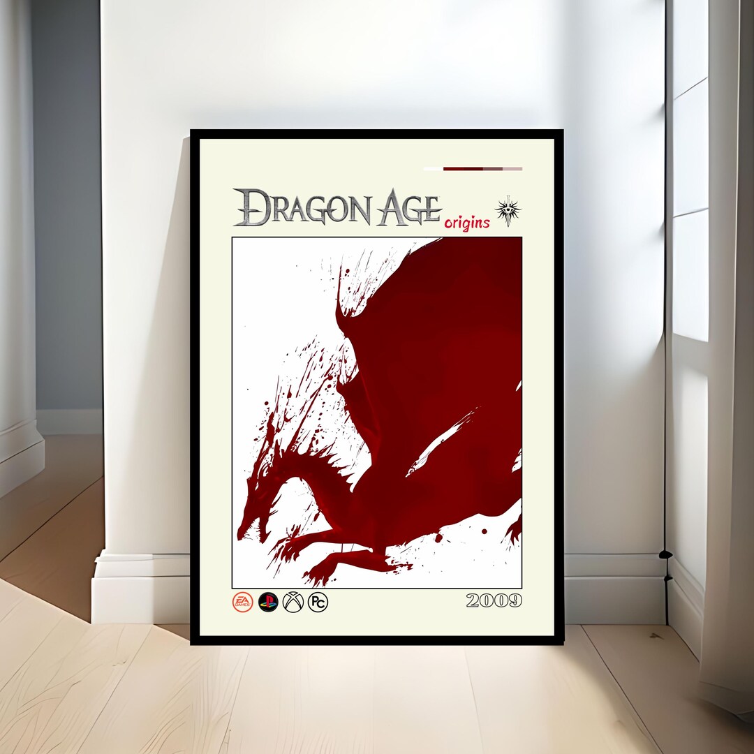 Dragon Age Oringins Poster Game Room Wall Decor Game Theme Printed ...