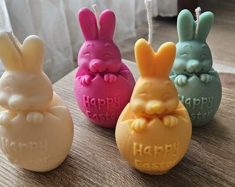 Bougie Lapin de Pâques : A personnaliser !