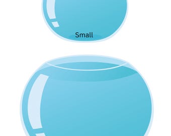 Fish size sorting game, printables for learning, homeschooling